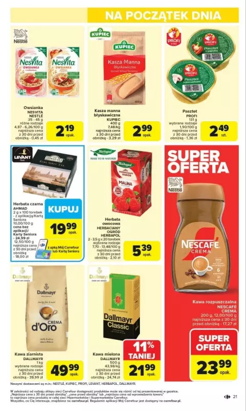 Carrefour Market - gazetka promocyjna Gazetka Carrefour Market od poniedziałku od poniedziałku 24.02 do soboty 01.03 - strona 21