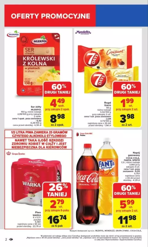 Carrefour Market - gazetka promocyjna Gazetka Carrefour Market od poniedziałku od poniedziałku 24.02 do soboty 01.03 - strona 2