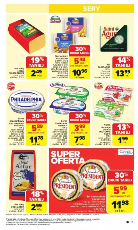 Carrefour Market - gazetka promocyjna Gazetka Carrefour Market od poniedziałku od poniedziałku 24.02 do soboty 01.03 - strona 17