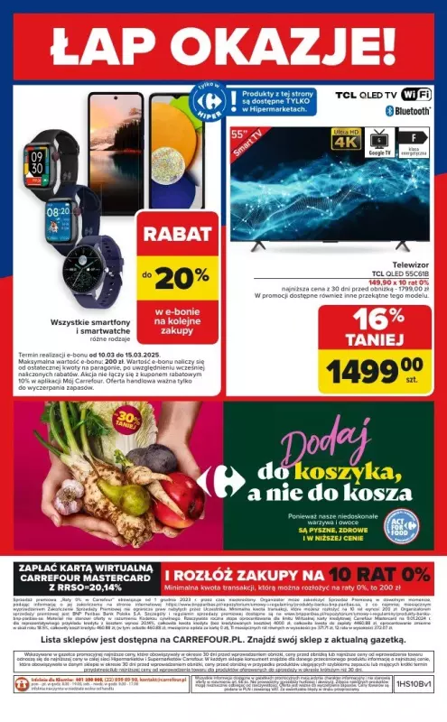 Carrefour Market - gazetka promocyjna Gazetka Łap okazje od czwartku! od czwartku 06.03 do soboty 08.03 - strona 8