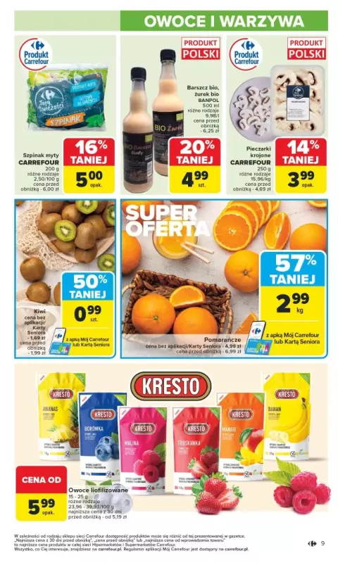 Carrefour Market - gazetka promocyjna Gazetka Carrefour Market od poniedziałku  do soboty 15.03 - strona 11