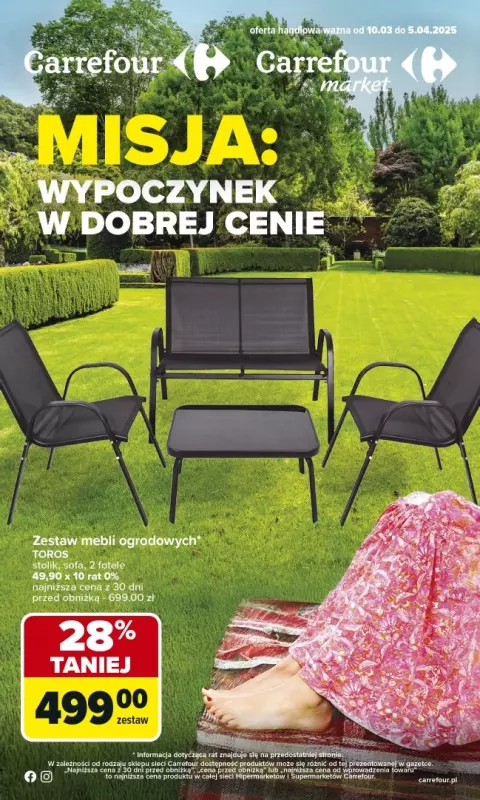 Carrefour Market - gazetka promocyjna Gazetka Rozpoczynamy sezon ogrodowy  