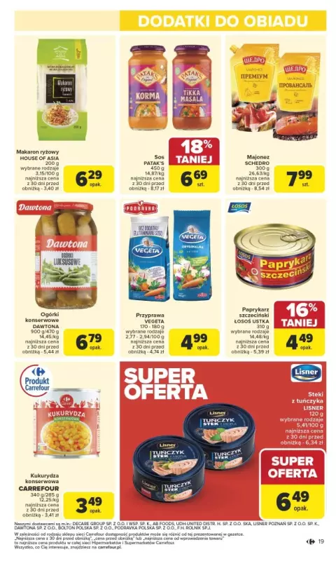 Carrefour Market - gazetka promocyjna Gazetka Carrefour Market od poniedziałku  do soboty 22.03 - strona 21