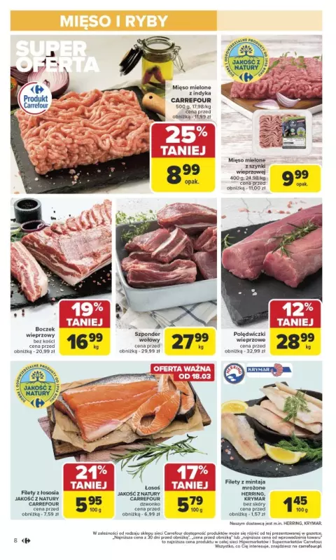Carrefour Market - gazetka promocyjna Gazetka Carrefour Market od poniedziałku  do soboty 22.03 - strona 10