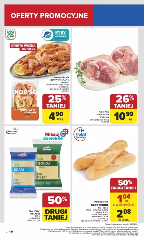 Carrefour Market - gazetka promocyjna Gazetka Carrefour Market od poniedziałku od poniedziałku 17.03 do soboty 22.03 - strona 4