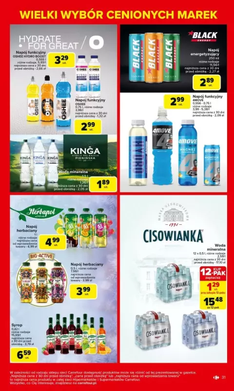 Carrefour Market - gazetka promocyjna Gazetka Łap markowe okazje od poniedziałku  do soboty 29.03 - strona 31