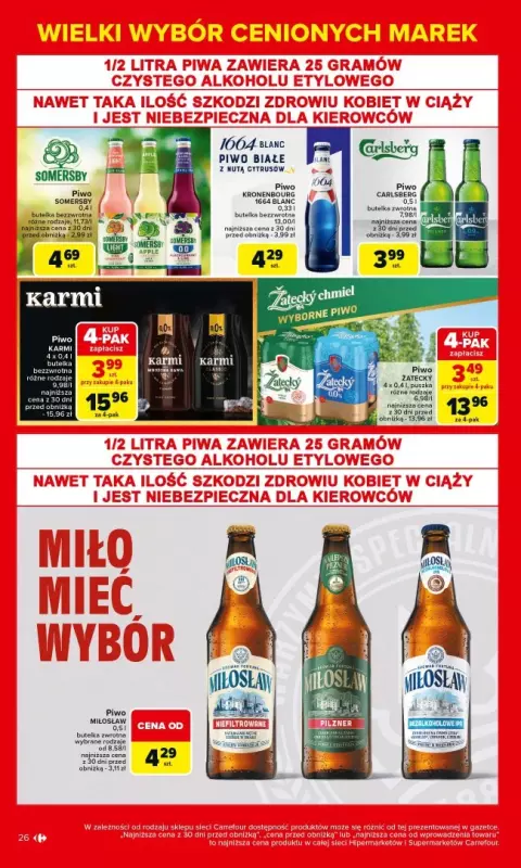 Carrefour Market - gazetka promocyjna Gazetka Łap markowe okazje od poniedziałku  do soboty 29.03 - strona 26