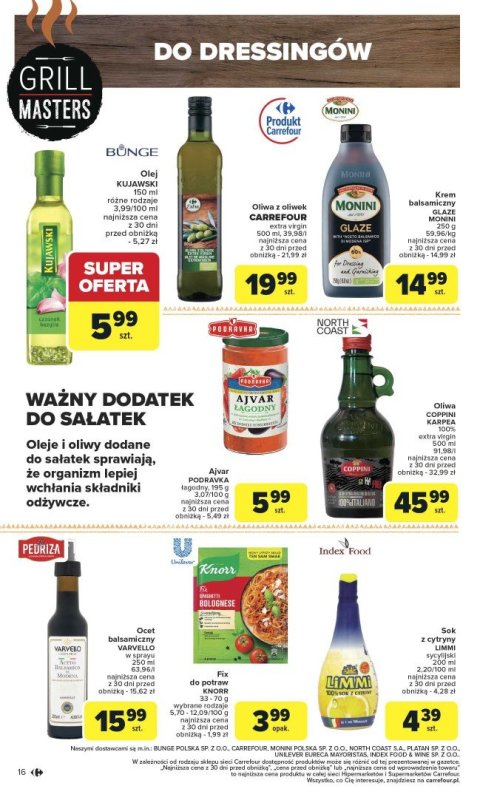 Carrefour Market - gazetka promocyjna Gazetka Grill Cię wzywa  do piątku 02.05 - strona 16