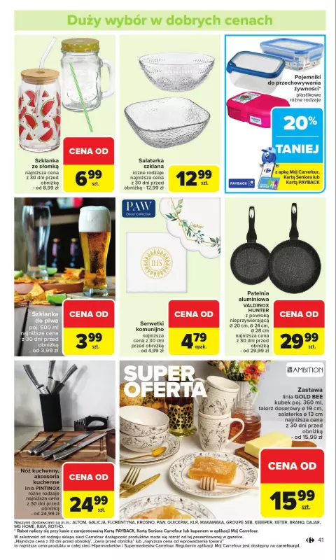 Carrefour Market - gazetka promocyjna Gazetka Carrefour Market od poniedziałku  do soboty 10.05 - strona 43