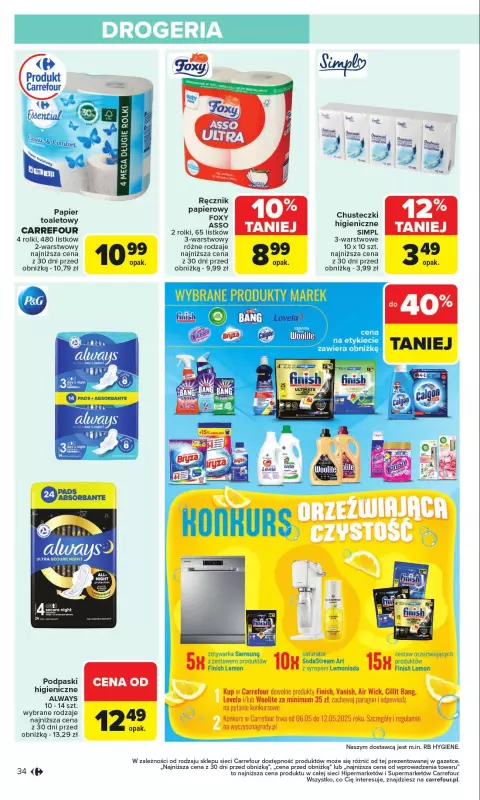 Carrefour Market - gazetka promocyjna Gazetka Carrefour Market od poniedziałku  do soboty 10.05 - strona 36