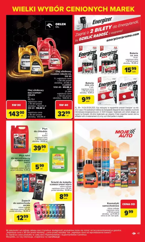 Carrefour Market - gazetka promocyjna Gazetka Znane marki, okazyjne ceny  do soboty 17.05 - strona 41