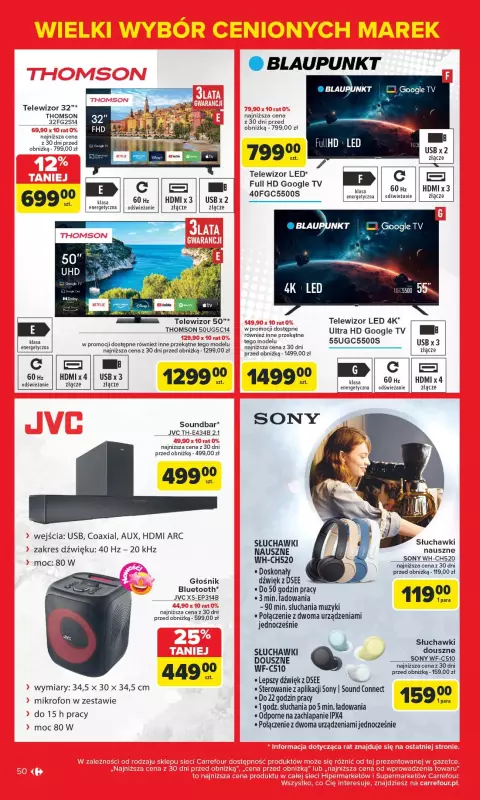 Carrefour Market - gazetka promocyjna Gazetka Znane marki, okazyjne ceny  do soboty 17.05 - strona 50