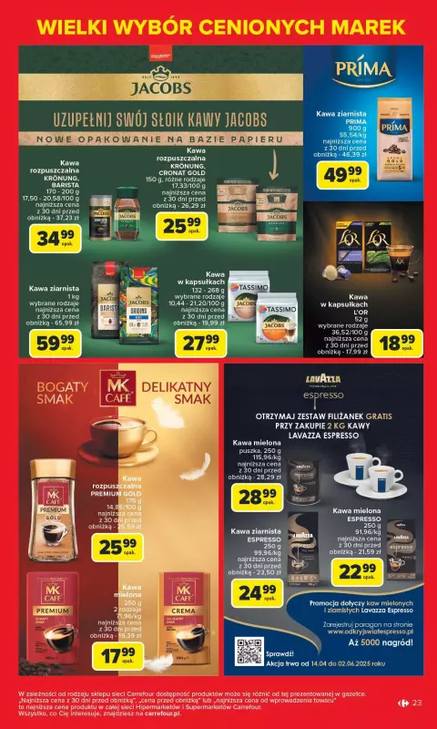 Carrefour Market - gazetka promocyjna Gazetka Znane marki, okazyjne ceny  do soboty 17.05 - strona 23