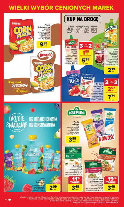 Carrefour Market - gazetka promocyjna Gazetka Znane marki, okazyjne ceny  do soboty 17.05 - strona 16