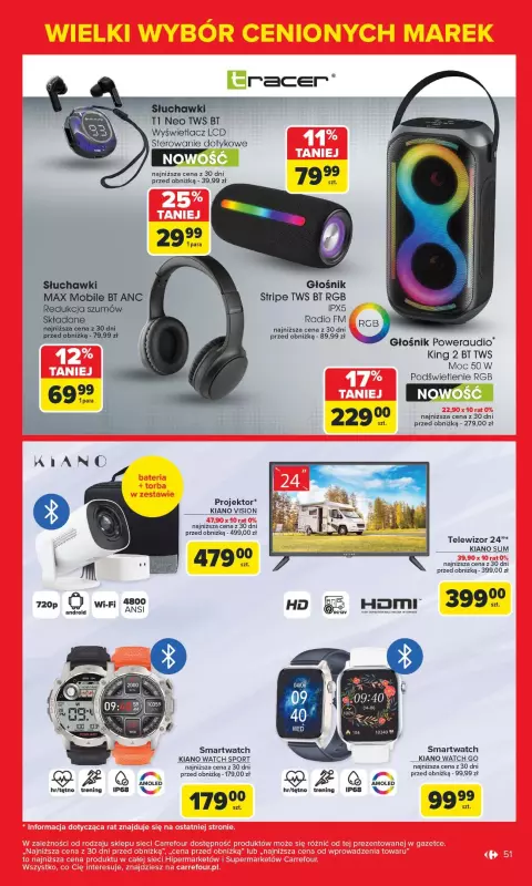 Carrefour Market - gazetka promocyjna Gazetka Znane marki, okazyjne ceny  do soboty 17.05 - strona 51