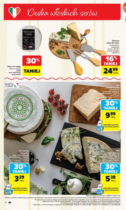 Carrefour Market - gazetka promocyjna Gazetka Kuchnia Włoska  do soboty 24.05 - strona 4