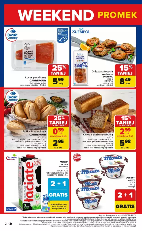 Carrefour Market - gazetka promocyjna Gazetka Weekend promek już od czwartku   - strona 2