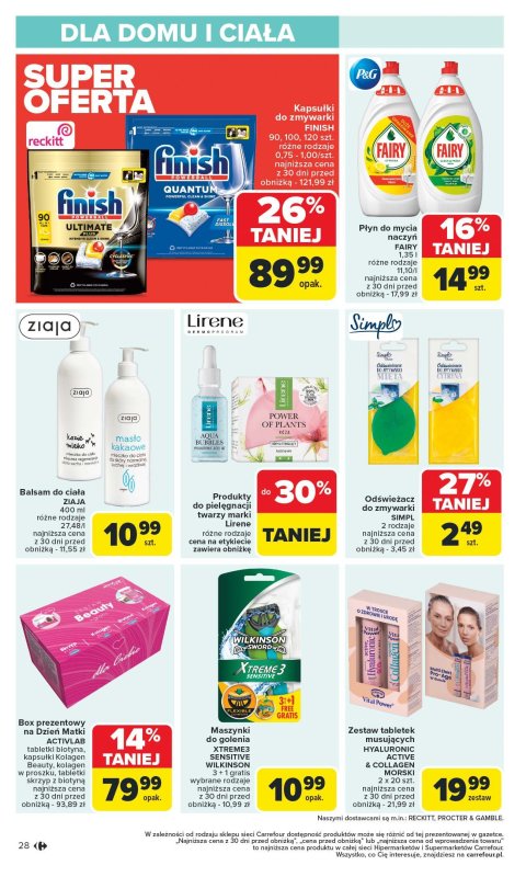 Carrefour Market - gazetka promocyjna Gazetka Carrefour Market od poniedziałku  do soboty 24.05 - strona 30