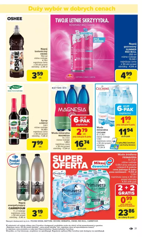 Carrefour Market - gazetka promocyjna Gazetka Carrefour Market od poniedziałku  do soboty 24.05 - strona 33