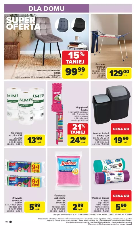 Carrefour Market - gazetka promocyjna Gazetka Carrefour Market od poniedziałku  do soboty 24.05 - strona 42