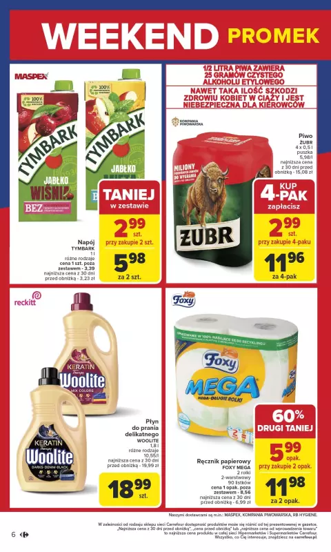Carrefour Market - gazetka promocyjna Gazetka Weekend promek już od czwartku  do soboty 24.05 - strona 6
