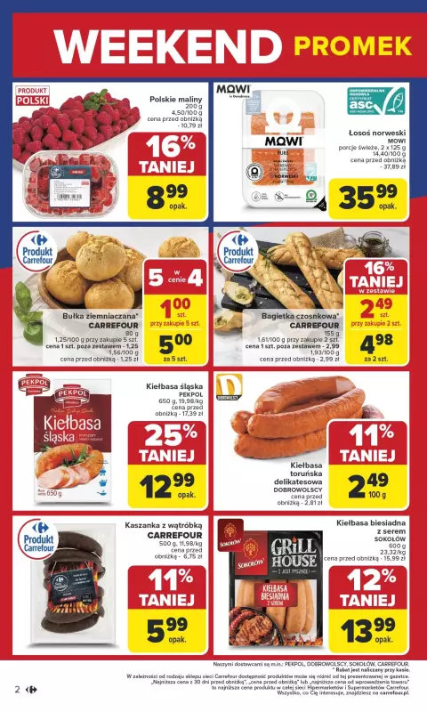 Carrefour Market - gazetka promocyjna Gazetka Weekend promek już od czwartku   - strona 2