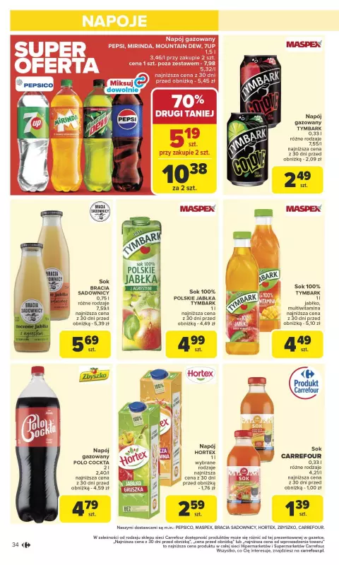 Carrefour Market - gazetka promocyjna Gazetka Carrefour Market od poniedziałku  do soboty 31.05 - strona 36