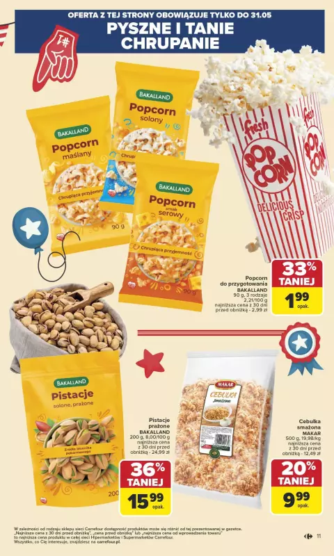 Carrefour Market - gazetka promocyjna Gazetka Kuchnia Amerykańska od poniedziałku 26.05 do soboty 07.06 - strona 11