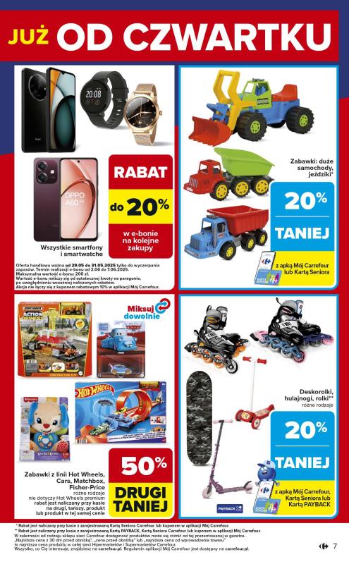 Carrefour Market - gazetka promocyjna Weekend promek już od czwartku  do soboty 31.05 - strona 7