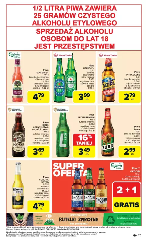 Carrefour Market - gazetka promocyjna Gazetka Carrefour Market od poniedziałku  do soboty 07.06 - strona 39