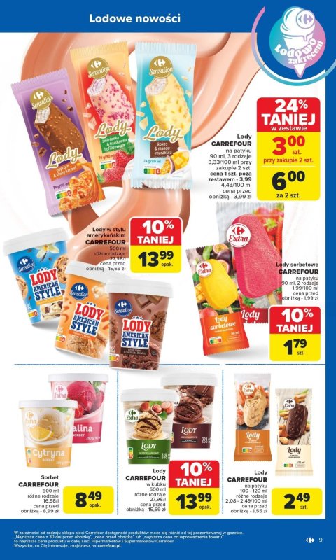 Carrefour Market - gazetka promocyjna Gazetka Produkt Carrefour od poniedziałku  do soboty 14.06 - strona 9