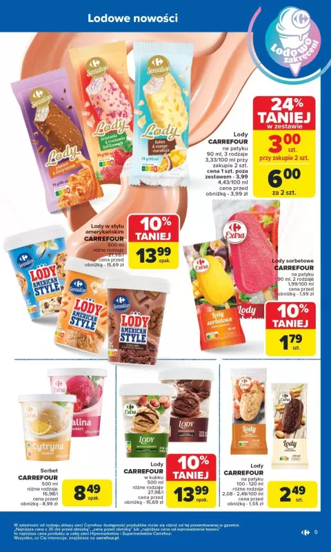 Carrefour Market - gazetka promocyjna Gazetka Produkt Carrefour od poniedziałku  do soboty 14.06 - strona 9