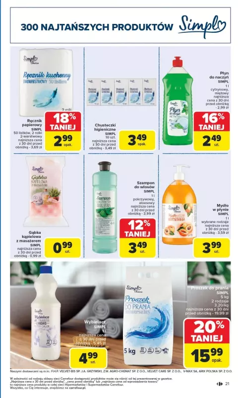 Carrefour Market - gazetka promocyjna Gazetka Produkt Carrefour od poniedziałku  do soboty 14.06 - strona 21