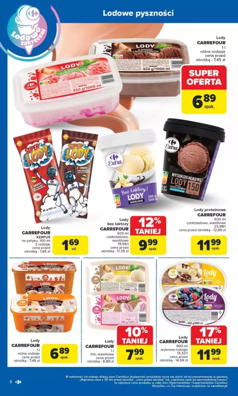 Carrefour Market - gazetka promocyjna Gazetka Produkt Carrefour od poniedziałku  do soboty 14.06 - strona 8