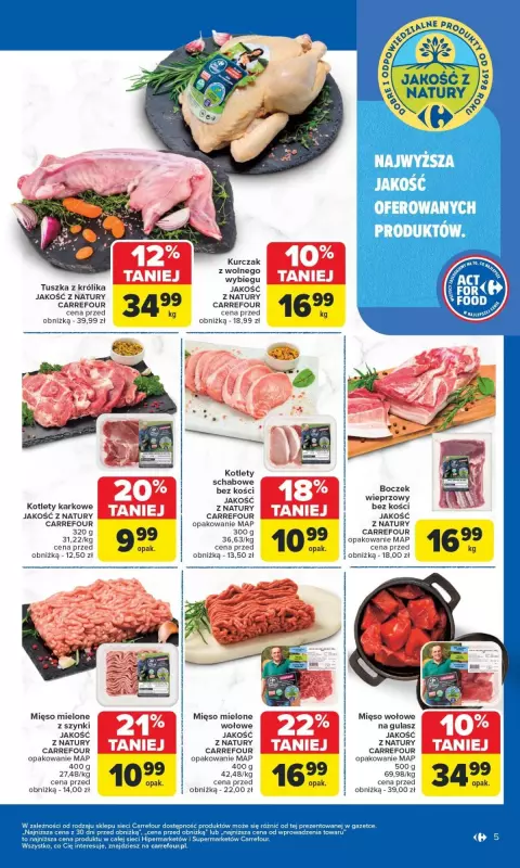 Carrefour Market - gazetka promocyjna Gazetka Produkt Carrefour od poniedziałku  do soboty 14.06 - strona 5
