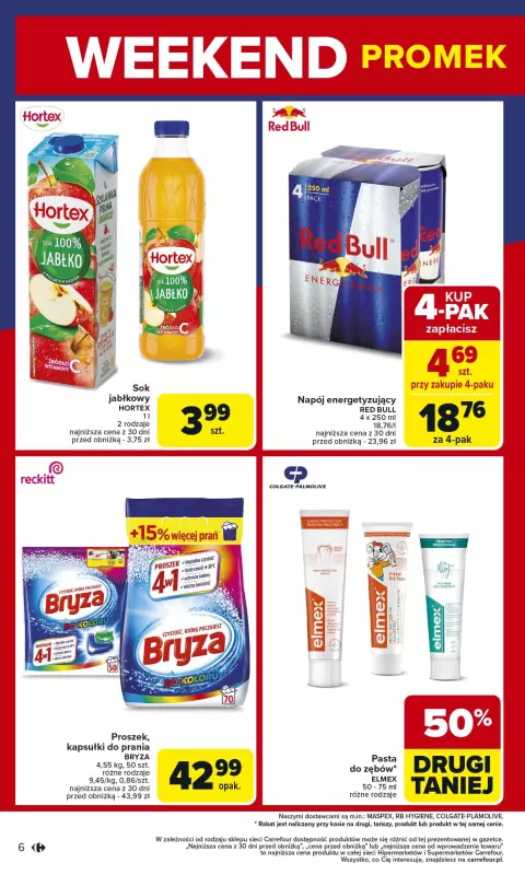 Carrefour Market - gazetka promocyjna Gazetka Weekend promek już od czwartku  do soboty 07.06 - strona 6