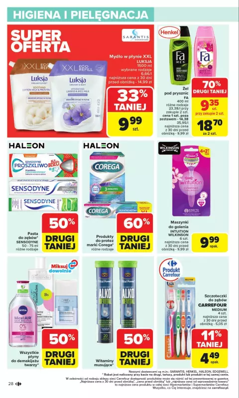 Carrefour Market - gazetka promocyjna Gazetka Carrefour Market od poniedziałku  do soboty 14.06 - strona 30