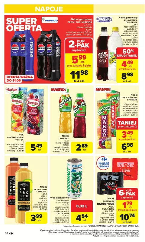 Carrefour Market - gazetka promocyjna Gazetka Carrefour Market od poniedziałku od poniedziałku 09.06 do soboty 14.06 - strona 34