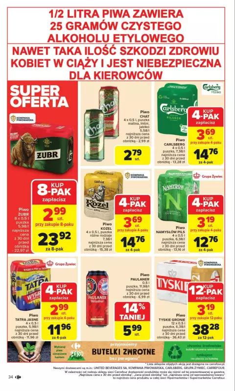 Carrefour Market - gazetka promocyjna Gazetka Carrefour Market od poniedziałku  do soboty 14.06 - strona 36