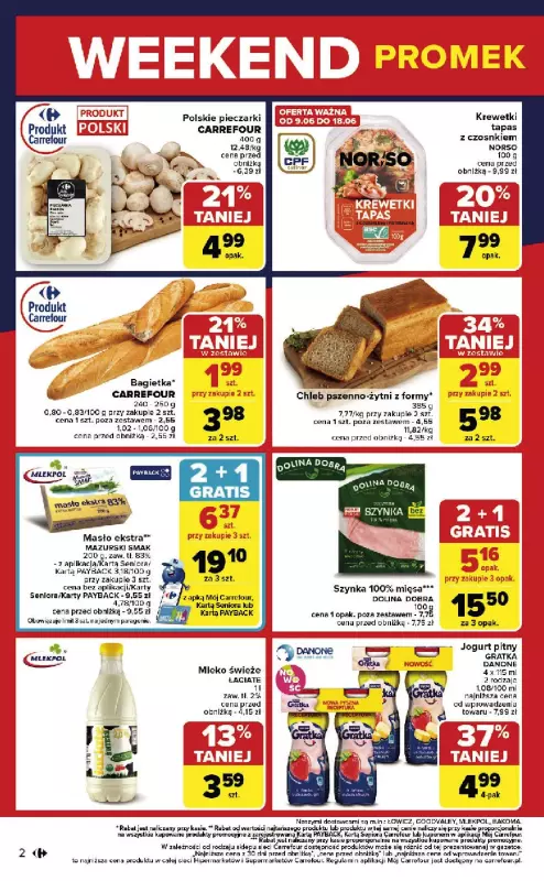 Carrefour Market - gazetka promocyjna Gazetka Weekend promek już od czwartku od czwartku 12.06 do soboty 14.06 - strona 2