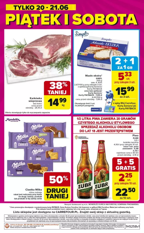 Carrefour Market - gazetka promocyjna Gazetka Weekend promek już od środy od środy 18.06 do soboty 21.06 - strona 8