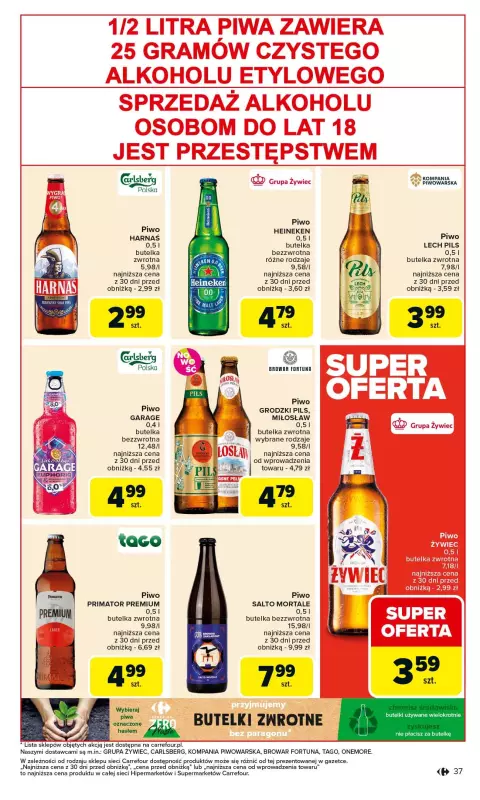 Carrefour Market - gazetka promocyjna Gazetka Carrefour Market od poniedziałku  do niedzieli 29.06 - strona 39