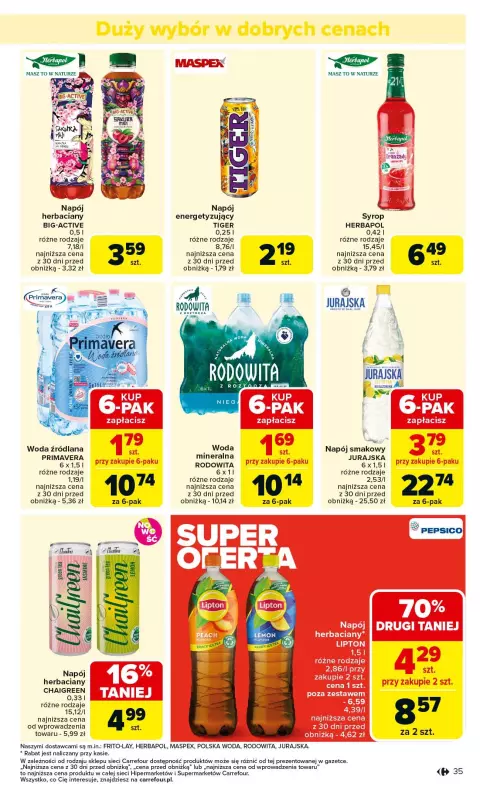 Carrefour Market - gazetka promocyjna Gazetka Carrefour Market od poniedziałku  do niedzieli 29.06 - strona 37