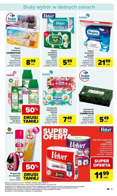 Carrefour Market - gazetka promocyjna Gazetka Carrefour Market od poniedziałku  do niedzieli 29.06 - strona 43