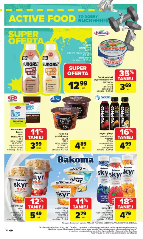 Carrefour Market - gazetka promocyjna Gazetka Podobać się sobie od poniedziałku 23.06 do soboty 05.07 - strona 16