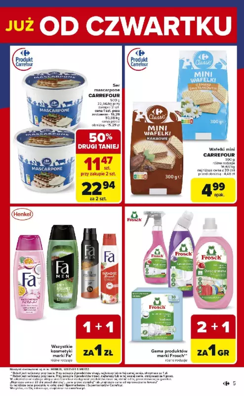 Carrefour Market - gazetka promocyjna Weekend promek już od czwartku od czwartku 26.06 do wtorku 08.07 - strona 5