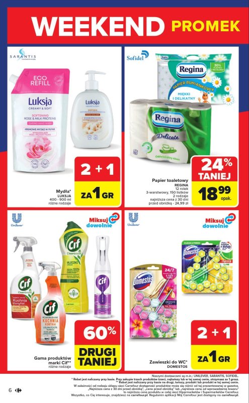 Carrefour Market - gazetka promocyjna Gazetka Weekend promek już od czwartku od czwartku 03.07 do soboty 05.07 - strona 6