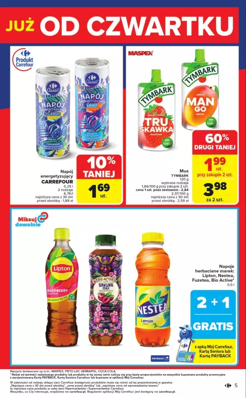 Carrefour Market - gazetka promocyjna Gazetka Weekend promek już od czwartku od czwartku 03.07 do soboty 05.07 - strona 5