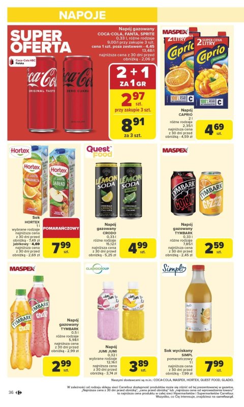 Carrefour Market - gazetka promocyjna Gazetka Carrefour Market od poniedziałku od poniedziałku 07.07 do soboty 12.07 - strona 38