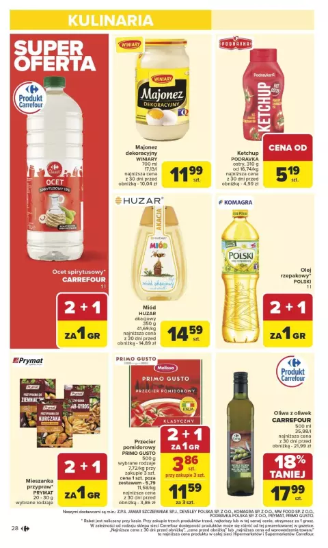 Carrefour Market - gazetka promocyjna Gazetka Carrefour Market od poniedziałku od poniedziałku 07.07 do soboty 12.07 - strona 30